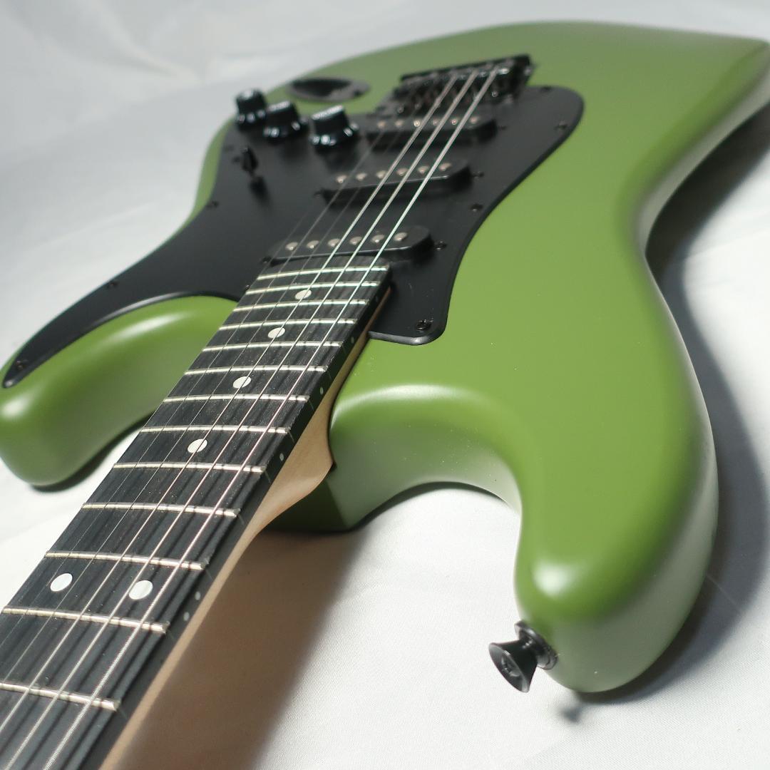 SELDER ST-16 AMG アーミーグリーン ストラトタイプ エレキギター