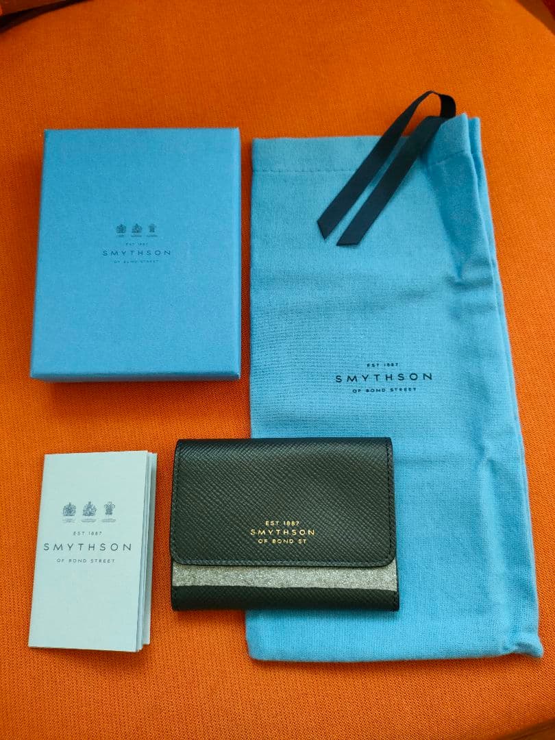 【新品】SMYTHSON 三つ折りカードケース ケース付き 黒 レザー 楽天市場】【最大10,000円クーポン】スマイソン SMYTHSON 名刺入れ