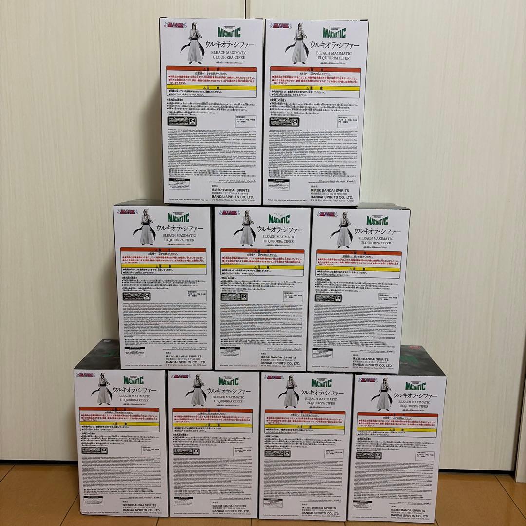 BLEACH MAXIMATIC ULQUIORRA CIFER フィギュア9体