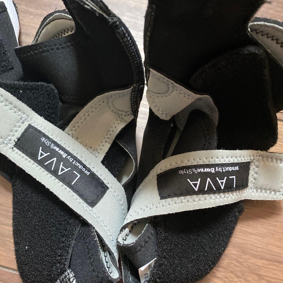 一回使用】LAVA 暗闇キックボクシング用 グローブ&シューズセット