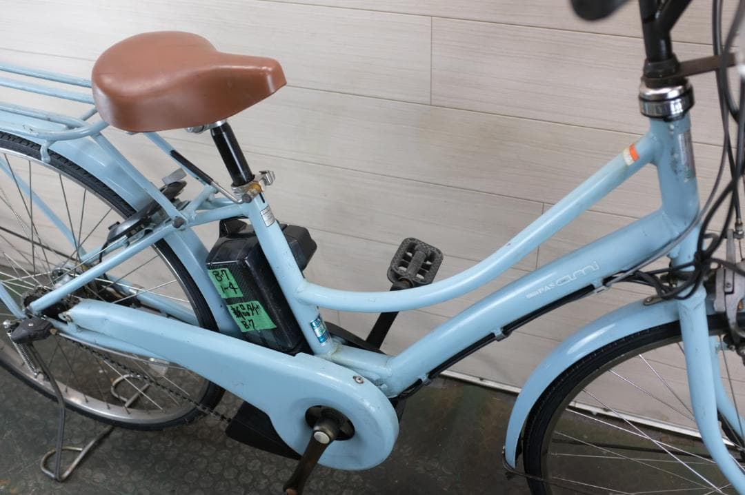 電動自転車 ヤマハPAS ami　26インチ　3段　8.7Ah 新品タイヤ