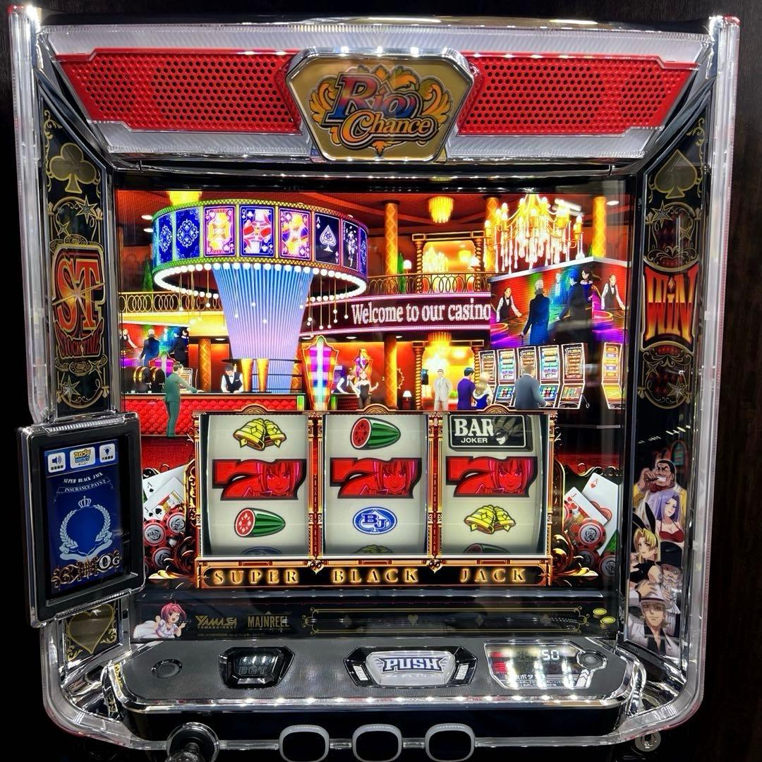 スマスロ「スーパーブラックジャック」 送料無料　パチスロ実機