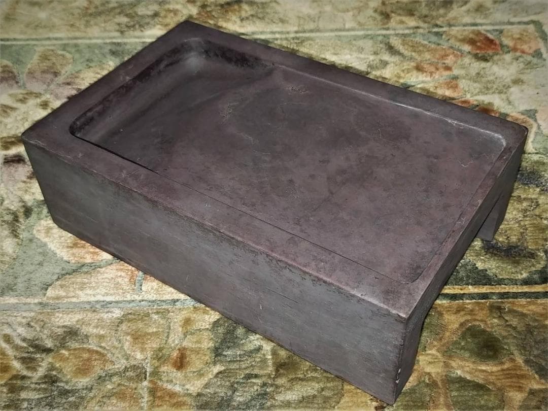 ♥中国　端渓　硯　大型　太子硯　5.5ｋｇ　端渓硯　骨董品