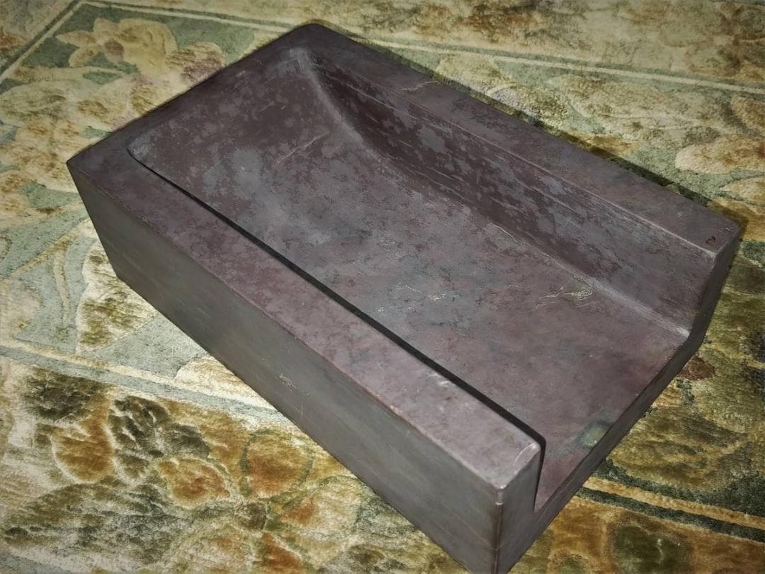 ♥中国　端渓　硯　大型　太子硯　5.5ｋｇ　端渓硯　骨董品