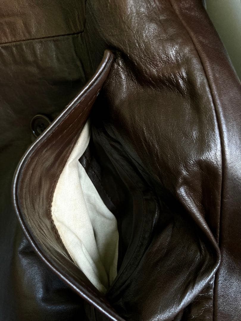 ジャケット・アウター 80s \"Aquascutum\" Leather Trench Coat