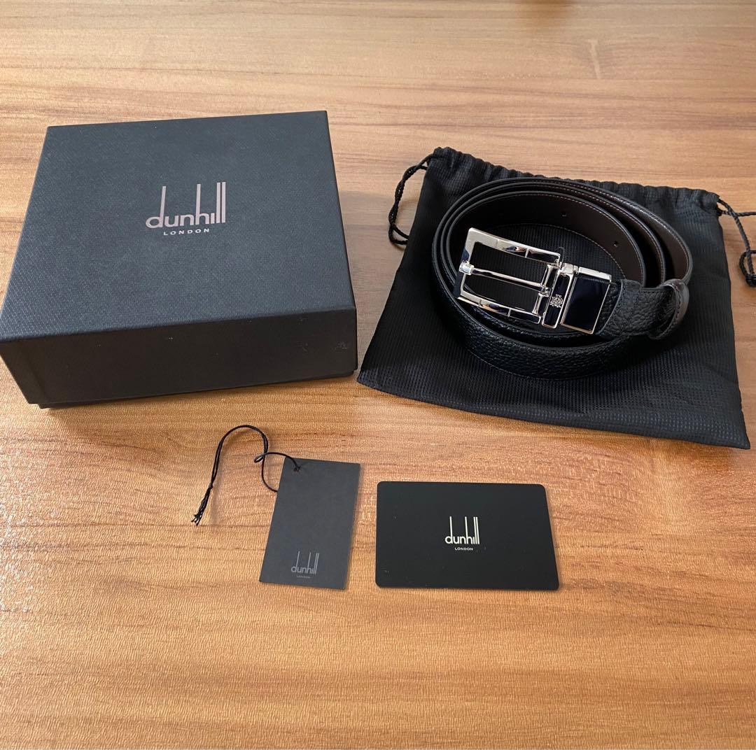 未使用品　ダンヒル ロゴ ベルト　ブラック 楽天市場】【未使用品】dunhill ダンヒル ベルト カーフ レザー 黒