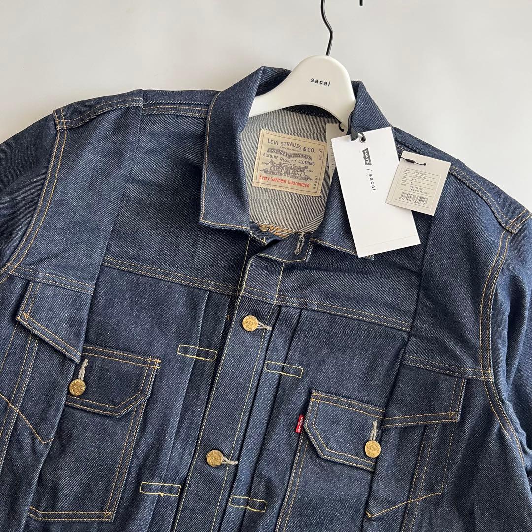 新品sacai Levi's サカイリーバイス デニムジャケット 4 XLサイズ
