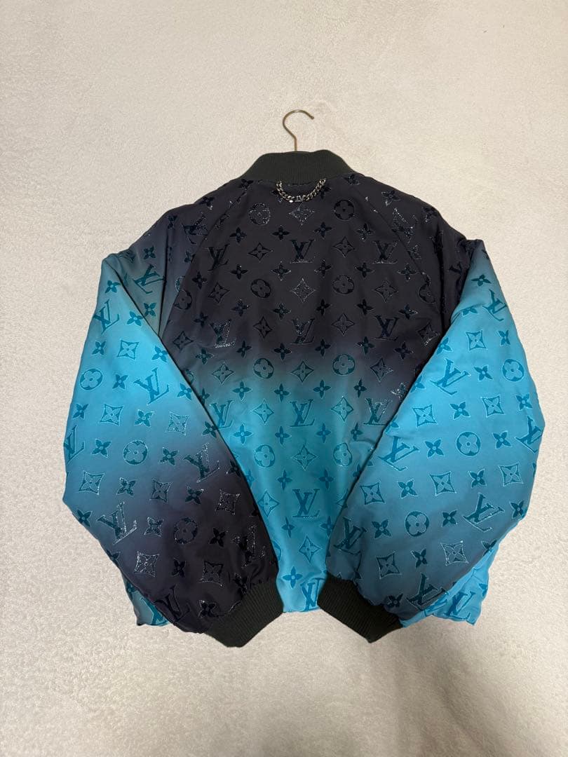 ルイヴィトン モノグラム ナイロン ボンバージャケット 48サイズ美品