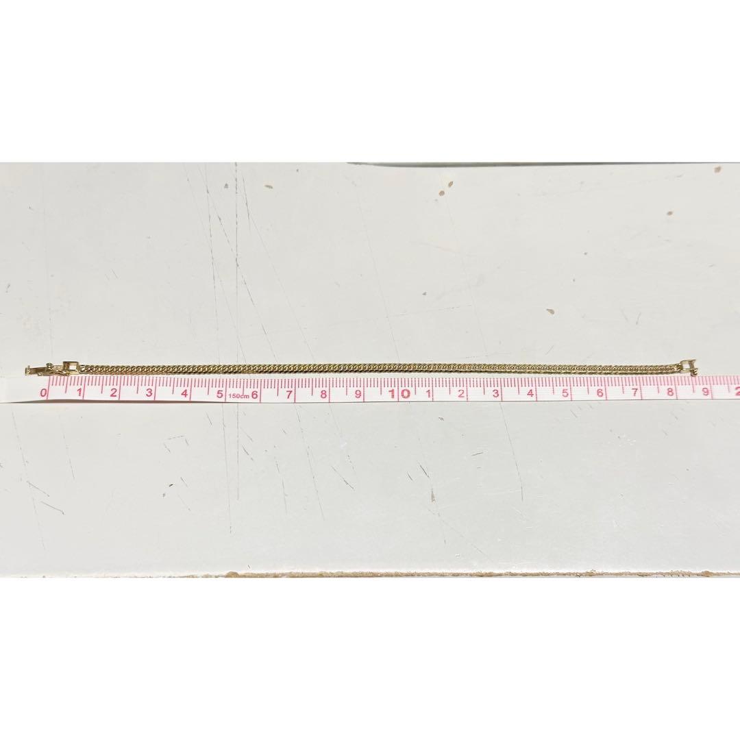 美品 K18 キヘイ 喜平 ブレスレット 6面 ダブル 5.0g 18金 750