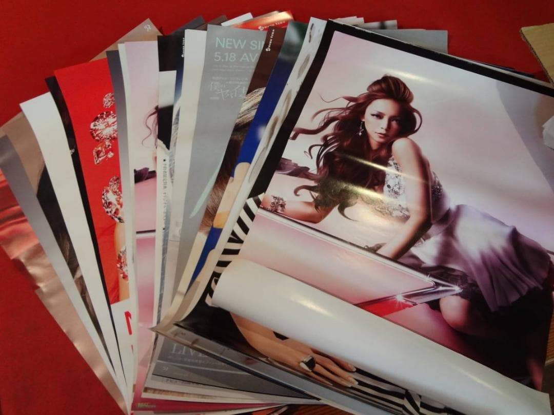 安室奈美恵ポスター６０本セット　　販促非売品ポスター 希少品、安室奈美恵ポスター、非売品警視庁交通安全キァンペーン