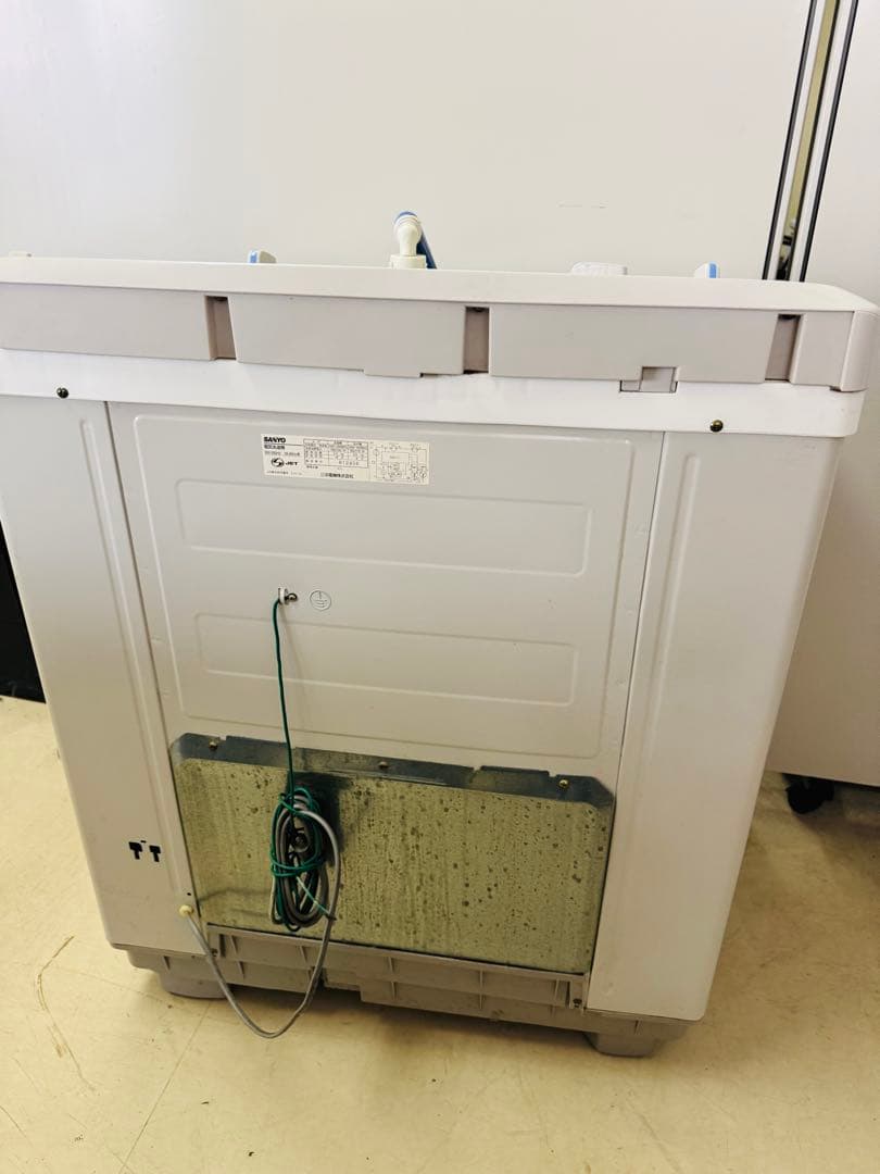 北九州発 SANYO サンヨー 2槽式 全自動洗濯機 5.5kg 大容量 動作品