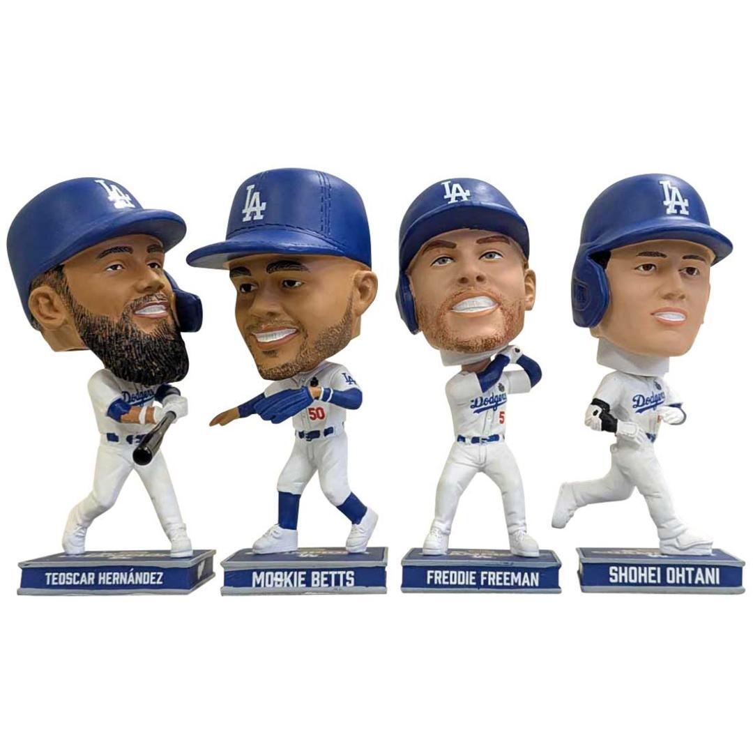 大谷翔平 ベッツ フリーマン ヘルナンデス ボブルヘッド4点セットFOCO 大谷翔平 ムーキー・ベッツ フレディ・フリーマン テオスカー
