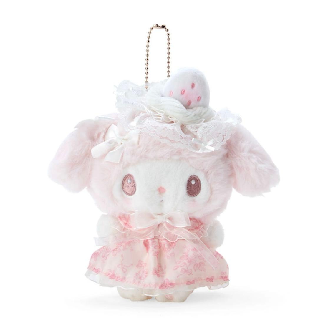サンリオ♡マイメロディ 白いちごのティータイム マスコット&ポーチ&ブローチ