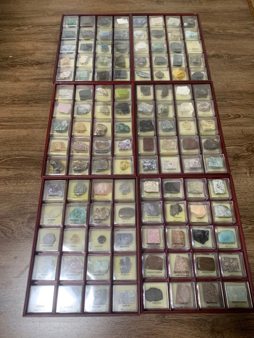 デアゴスティーニ 地球の鉱物 コレクション 全120号 セット 地球の鉱物コレクション 鉱石 原石 天然石 コレクション 鉱物標本