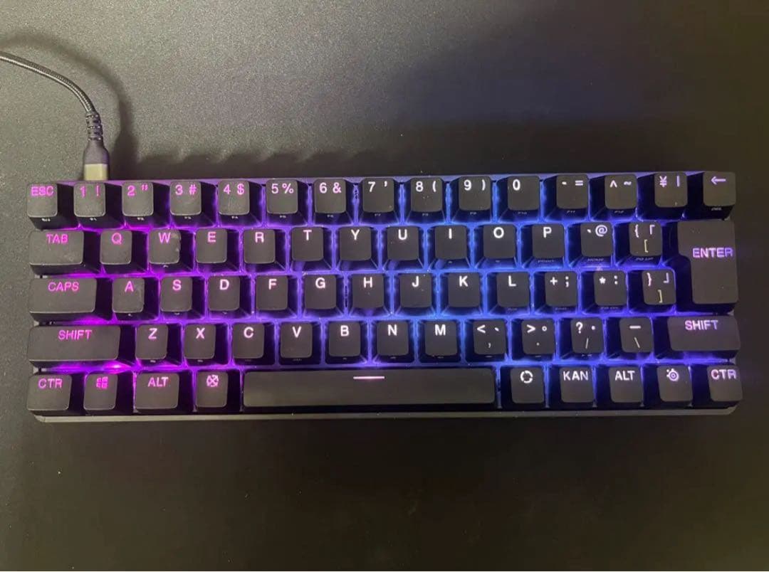SteelSeries Apex Pro Mini RGB メカニカルキーボード SteelSeries Apex Pro 60% Mini Wired Gaming RGB Keyboard - Micro Center