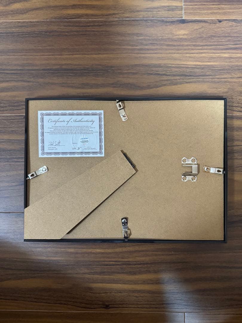 マイケル・ジャクソン フレーム入りサイン付き写真