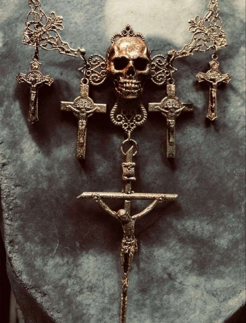 ☆1点物☆ジャンポールゴルチエ☆5クロススカルカルマアンティーク