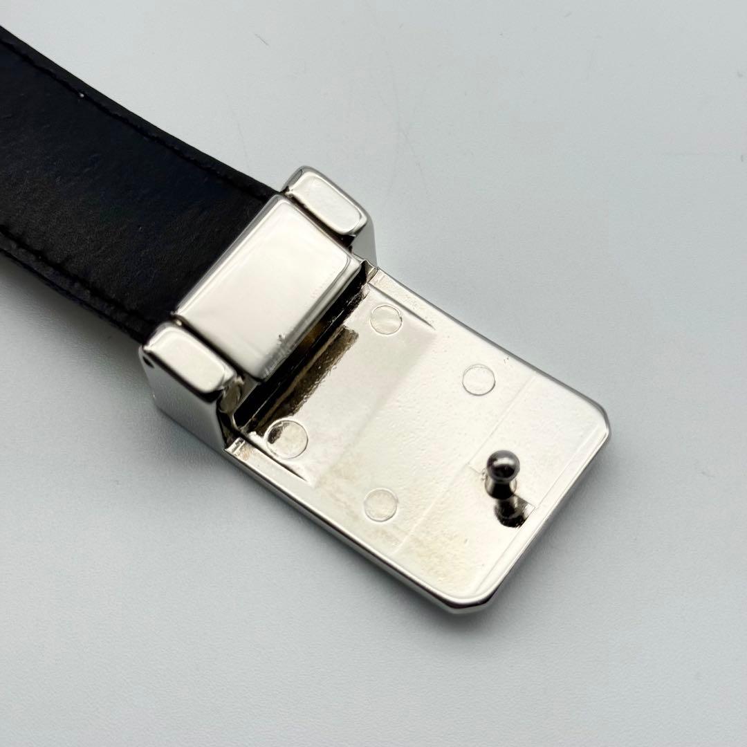 ✨美品✨バーバリー ベルト ノバチェック PVC シルバー金具 ユニ