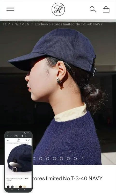 美品】KIJIMA TAKAYUKI ネイビーキャップ サイズ2 - メルカリ