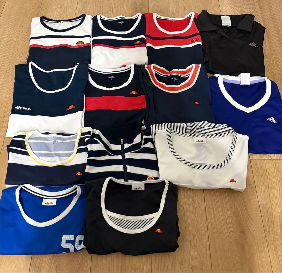 テニスウェアセット（Tシャツ・スコート）22点まとめ売り 楽天市場】テニス Tシャツ ドライ ウェア 練習着 チーム クラブ 部活