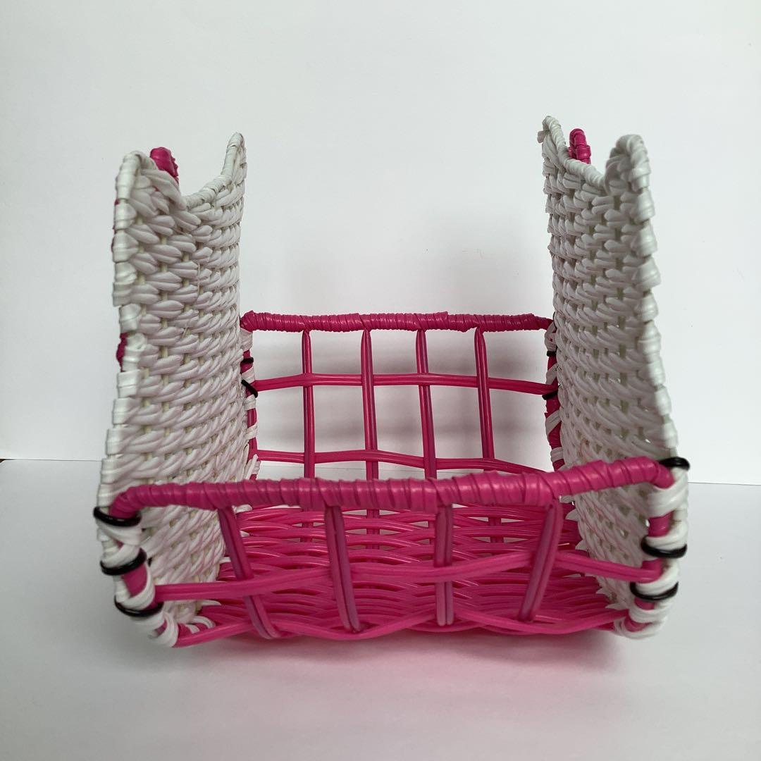 キティ　かご　レトロ