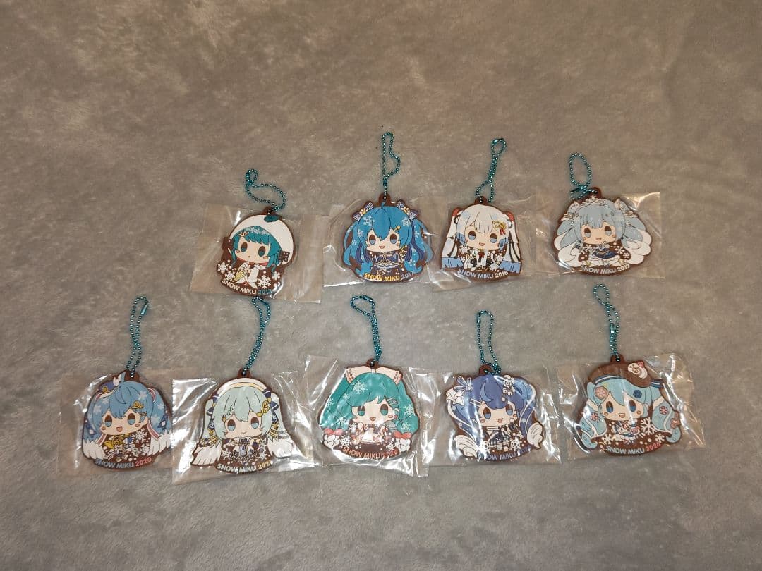 雪ミク 初音ミク 一番くじ アクリルスタンド クリアポスター ラバーチャーム