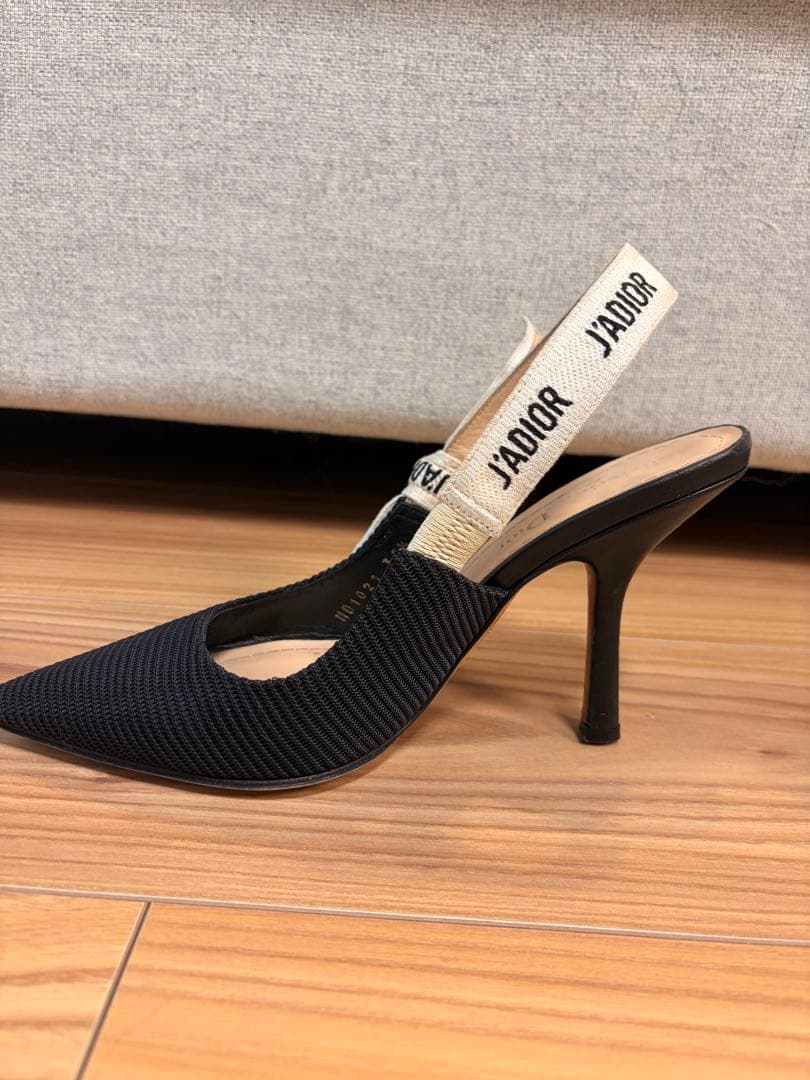DIOR ディオール J'ADIOR スリングバック パンプス ブラック35.5