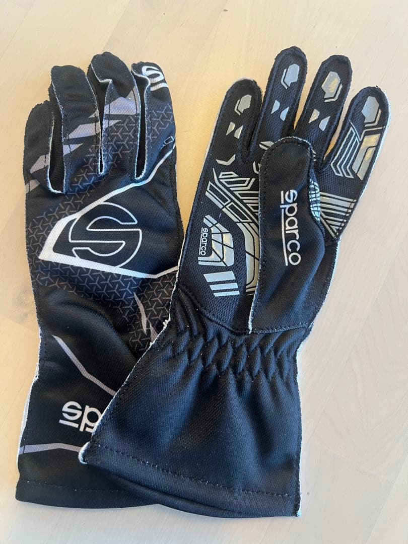 スパルコ レーシング グローブ K-Attack ブラック/ホワイト #4 sparco スパルコ レーシンググローブ カート用 K-ATTACK ケーアタック