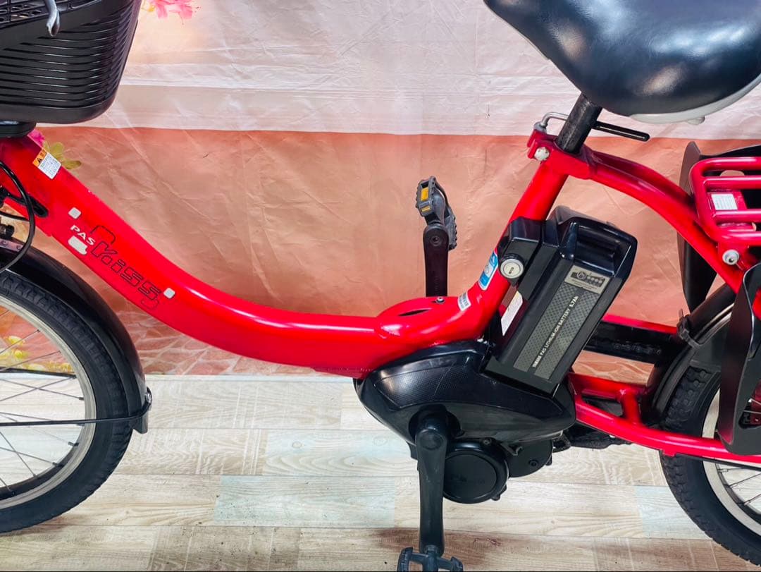 パスキス⭐️激レアモデル！ヤマハ子供乗せ電動アシスト自転車Y3432