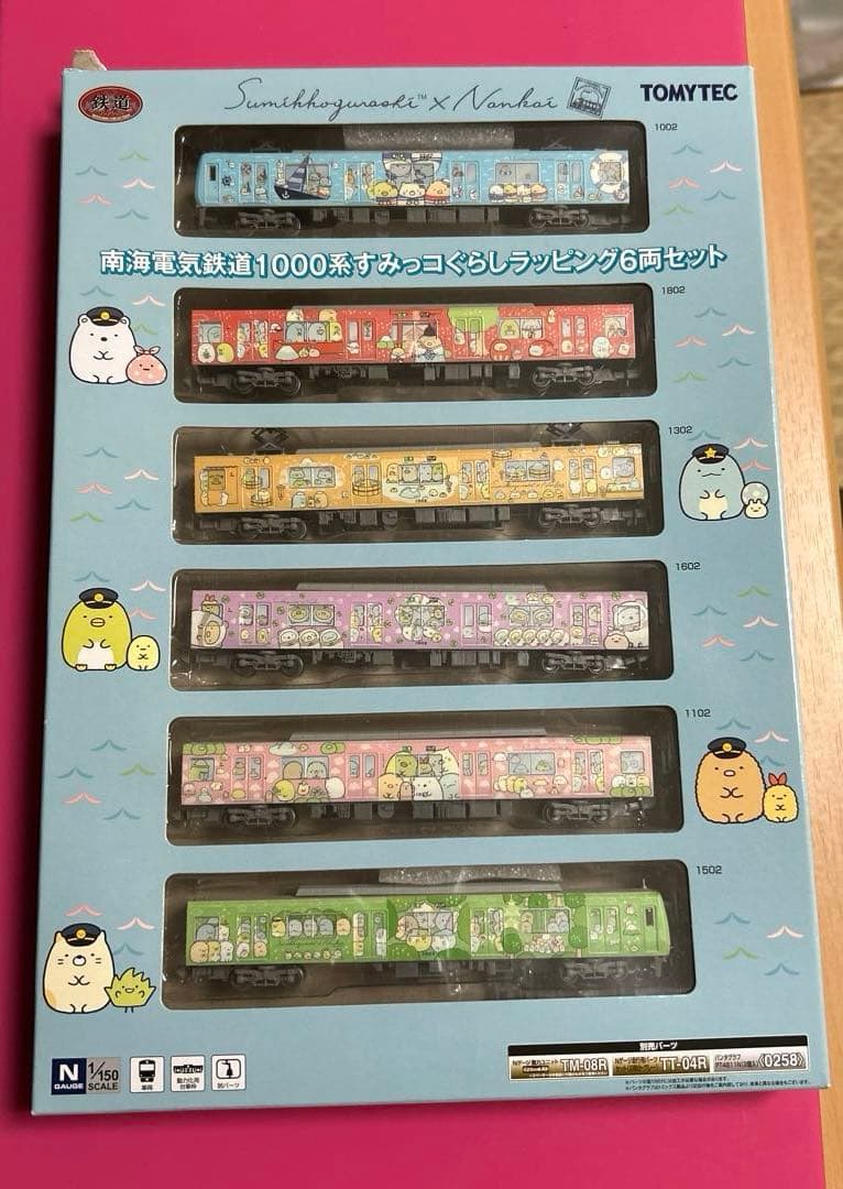 南海1000系すみっコぐらしラッピング6両セット N) 鉄道コレクション 南海電気鉄道1000系 すみっコぐらしラッピング 6