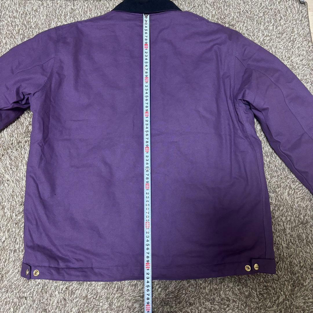 美品】カーハートWIP デトロイトジャケットXL パープル CARHARTT