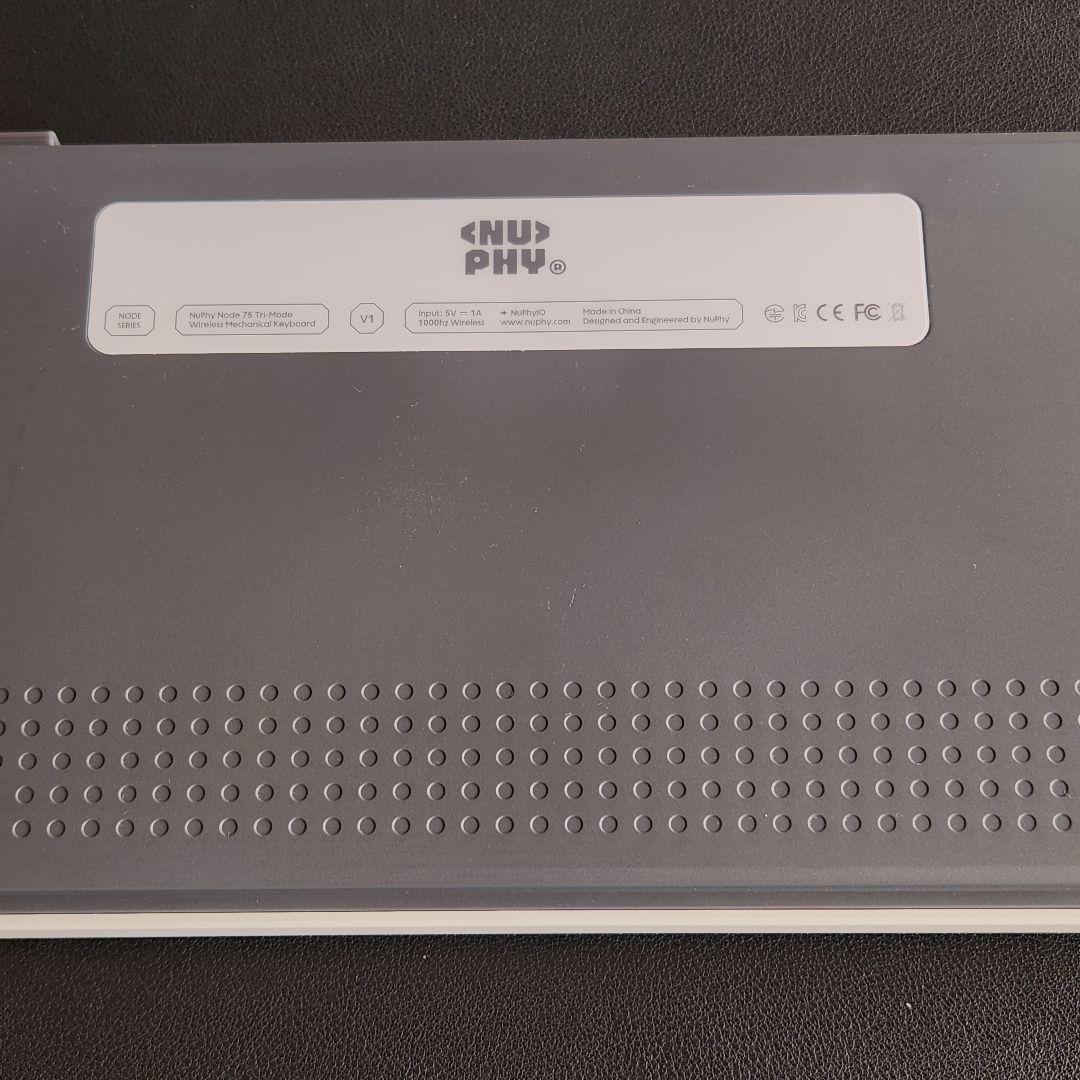 Nuphy Node 75 Lunar White 赤軸 Red Nano - メルカリ