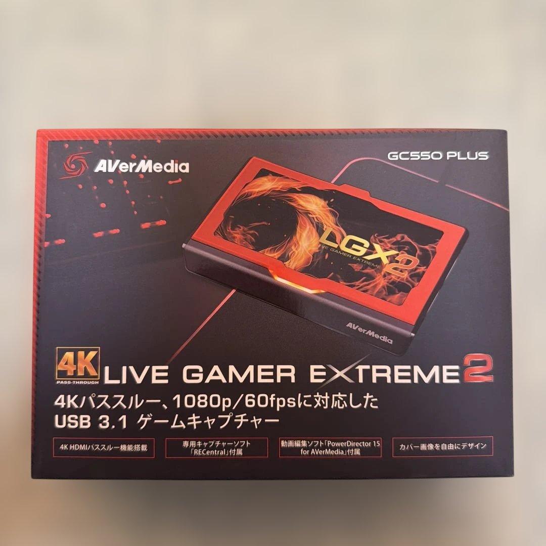 ビデオキャプチャー・キャプチャーボード AVerMedia GC550 PLUS LIVE GAMER EXTREME2 Amazon | AVerMedia USB端子 usb Live Gamer EXTREME 2 GC550 PLUS [4K