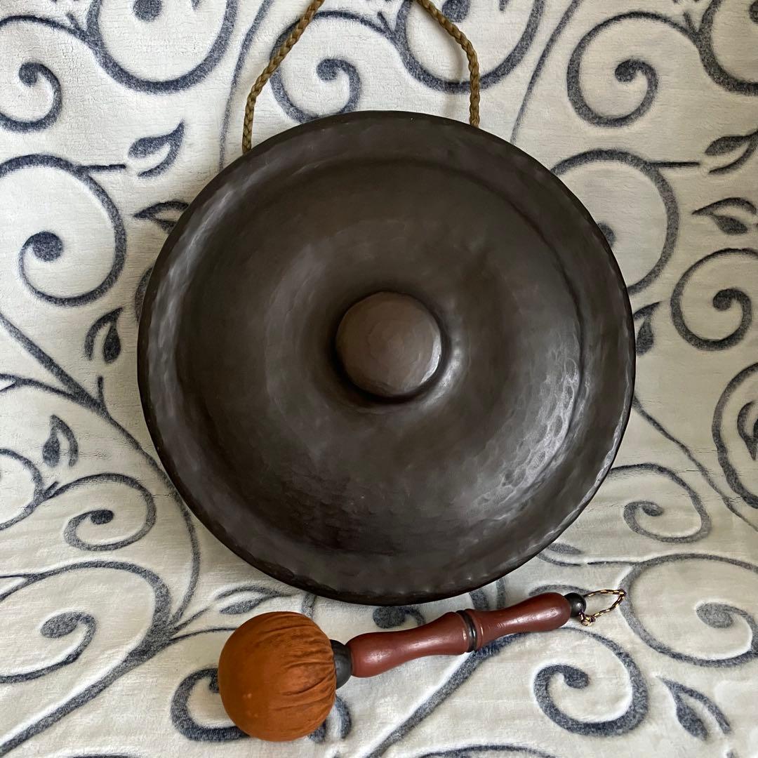 茶道具 銅鑼 ドラ ばち付 - メルカリ