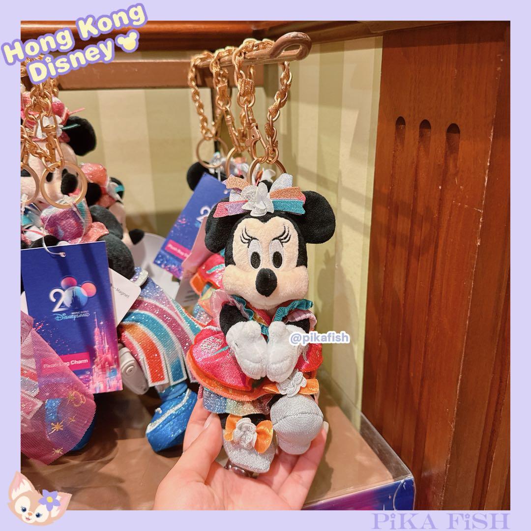 最新☆正規品】ミッキー 20周年 ぬいぐるみキーチェーン 香港