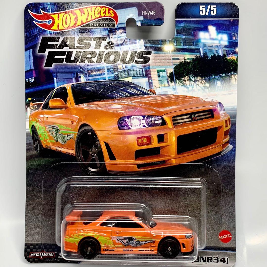 ホットウィール 日産 スカイライン GT-R BNR34 ワイルドスピード