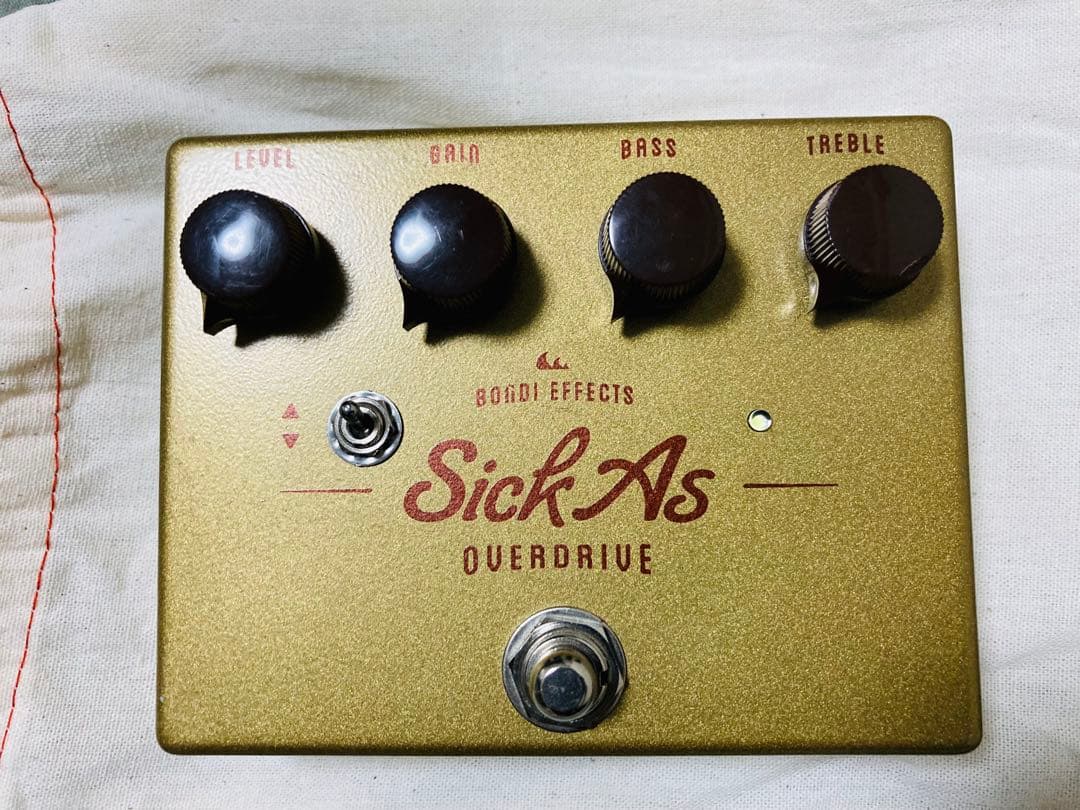 Bondi Effects Sick As 限定Goldカラー BONDI EFFECTS Sick As Overdrive Custom Color｜ミュージックランドKEY