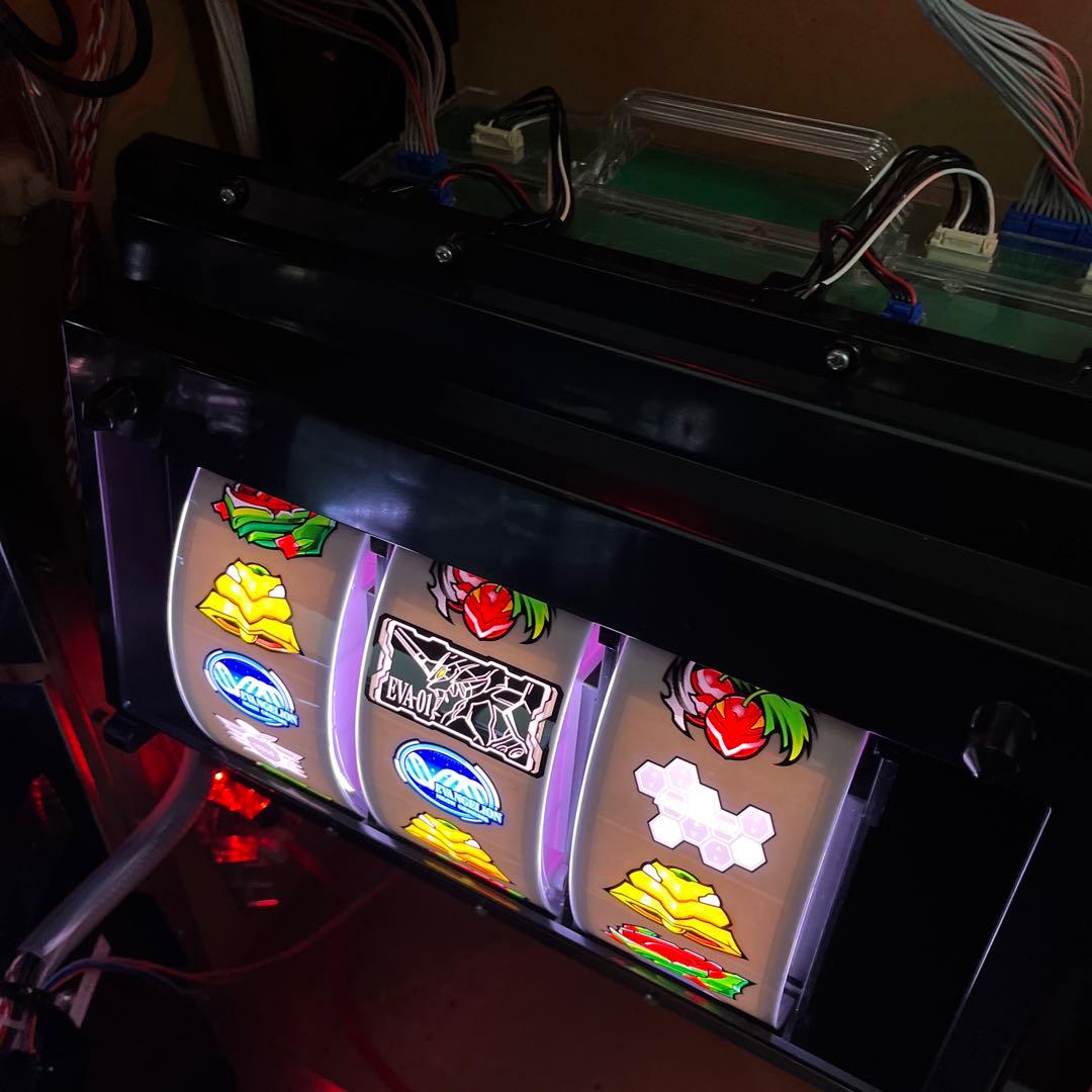 送料込み パチスロ 実機 新世紀エヴァンゲリオン 魂の共鳴 不要機付き