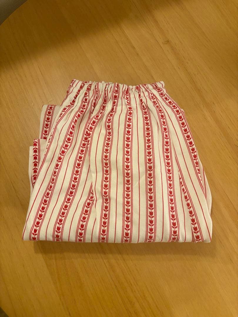 House on the hill parent pants チューリップ柄 Corduroy Pants (Green Stripe) | House on the Hill