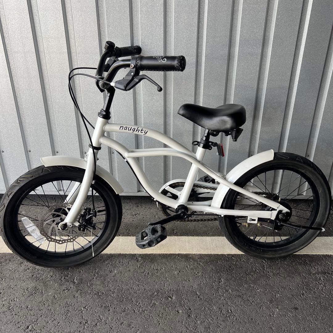 送料込み　希少　16インチ キッズ　ビーチクルーザー 子供用自転車 16インチ ビーチクルーザー キッズ ディスクブレーキ