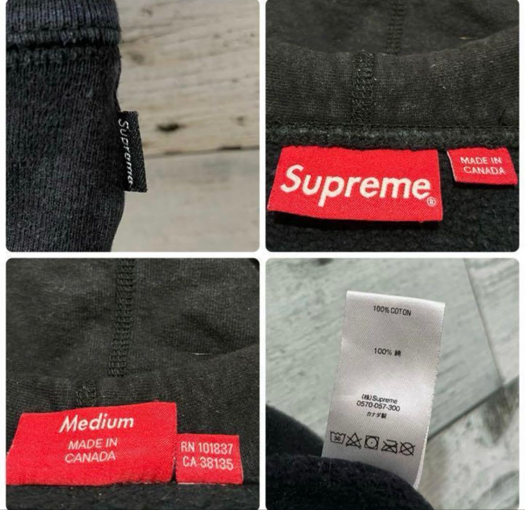 即完売モデル】シュプリーム☆刺繍 Sロゴ 入手困難 パーカー 希少