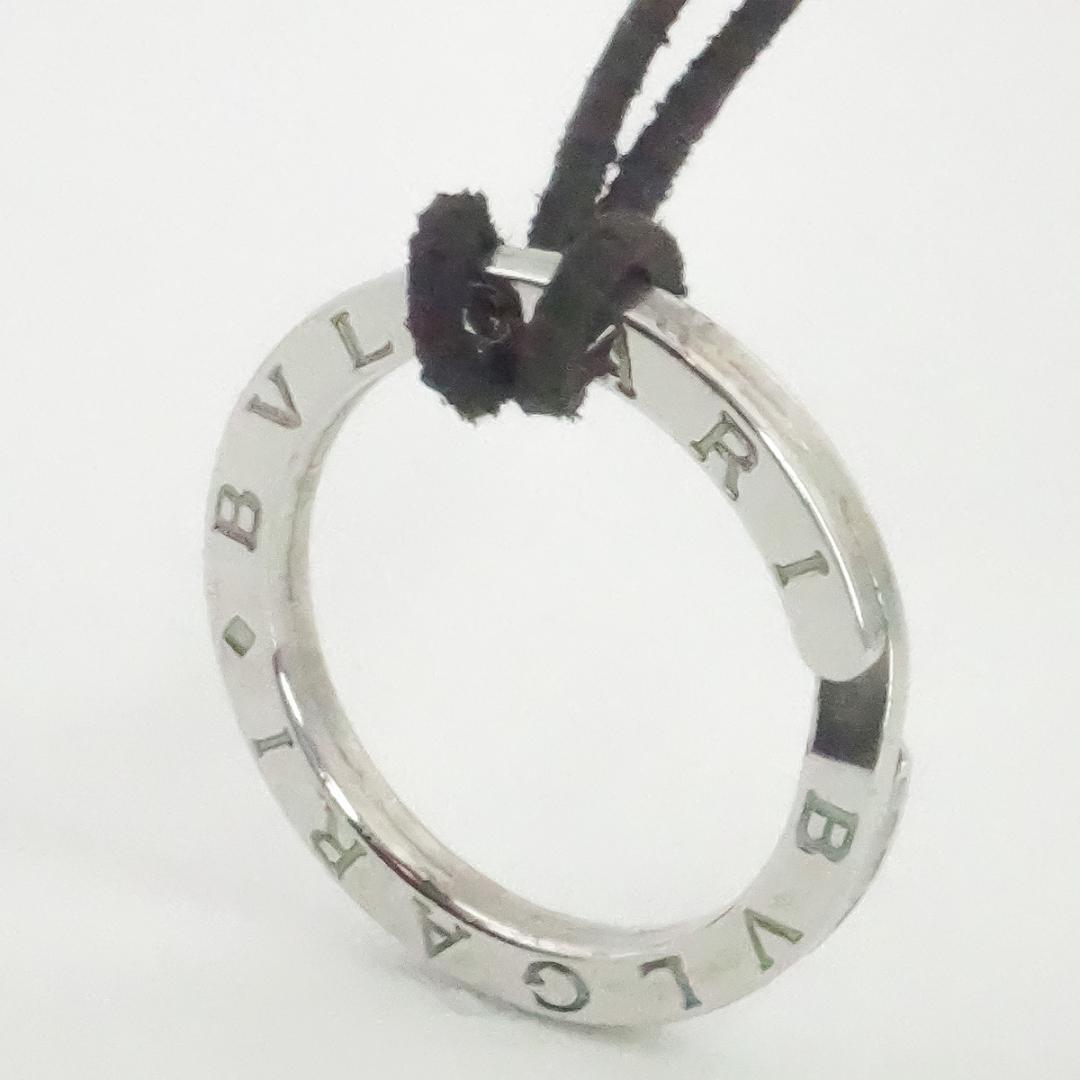 箱・革紐付き】BVLGARI ブルガリ キーリング ネックレス シルバー925
