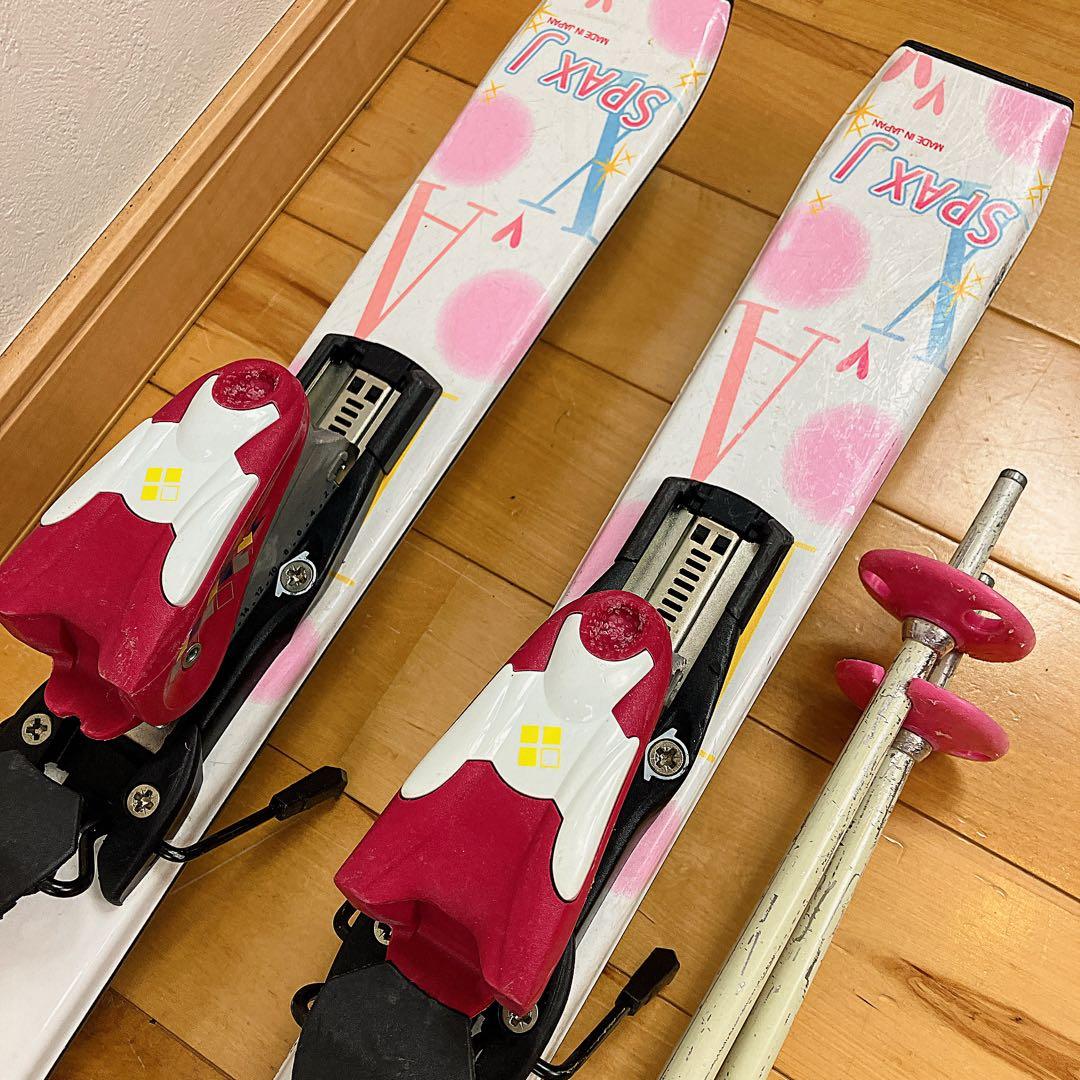 KAZAMA スキー板 110㎝ ストック ブーツ 4点セット