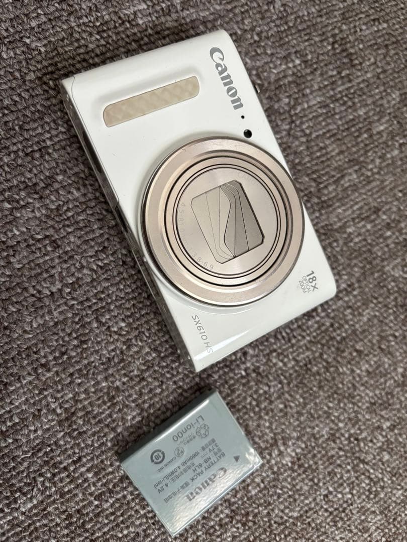 祝日特価 Canon PowerShot SX610 HS ホワイト 美品 - メルカリ