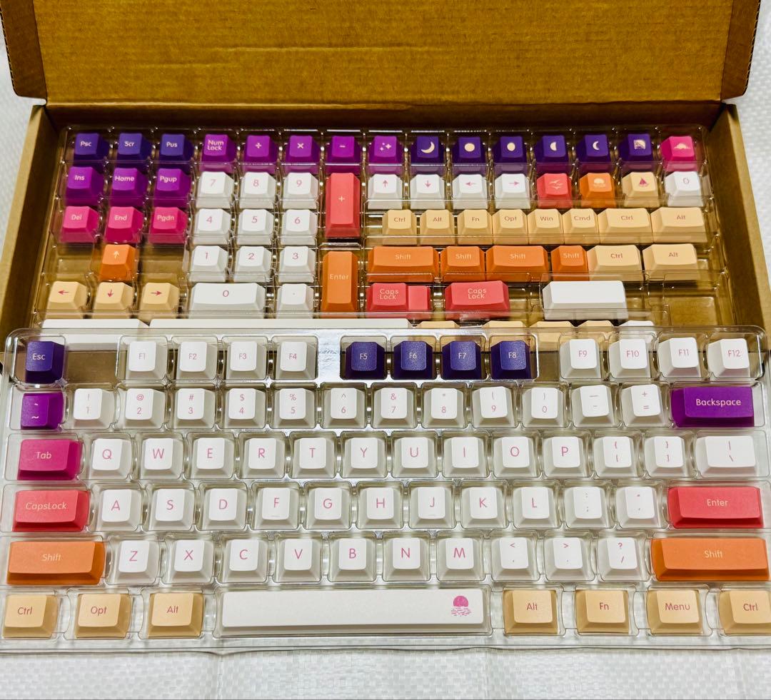Carmine Cloud PBTキーキャップ セット Cherry 美品 Carmine Cloud Cherry Profile Dye-sub PBT キーキャップ – DIGIART