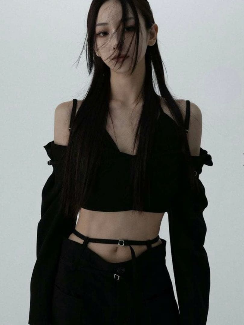 meltthelady strap cover tops black - メルカリ