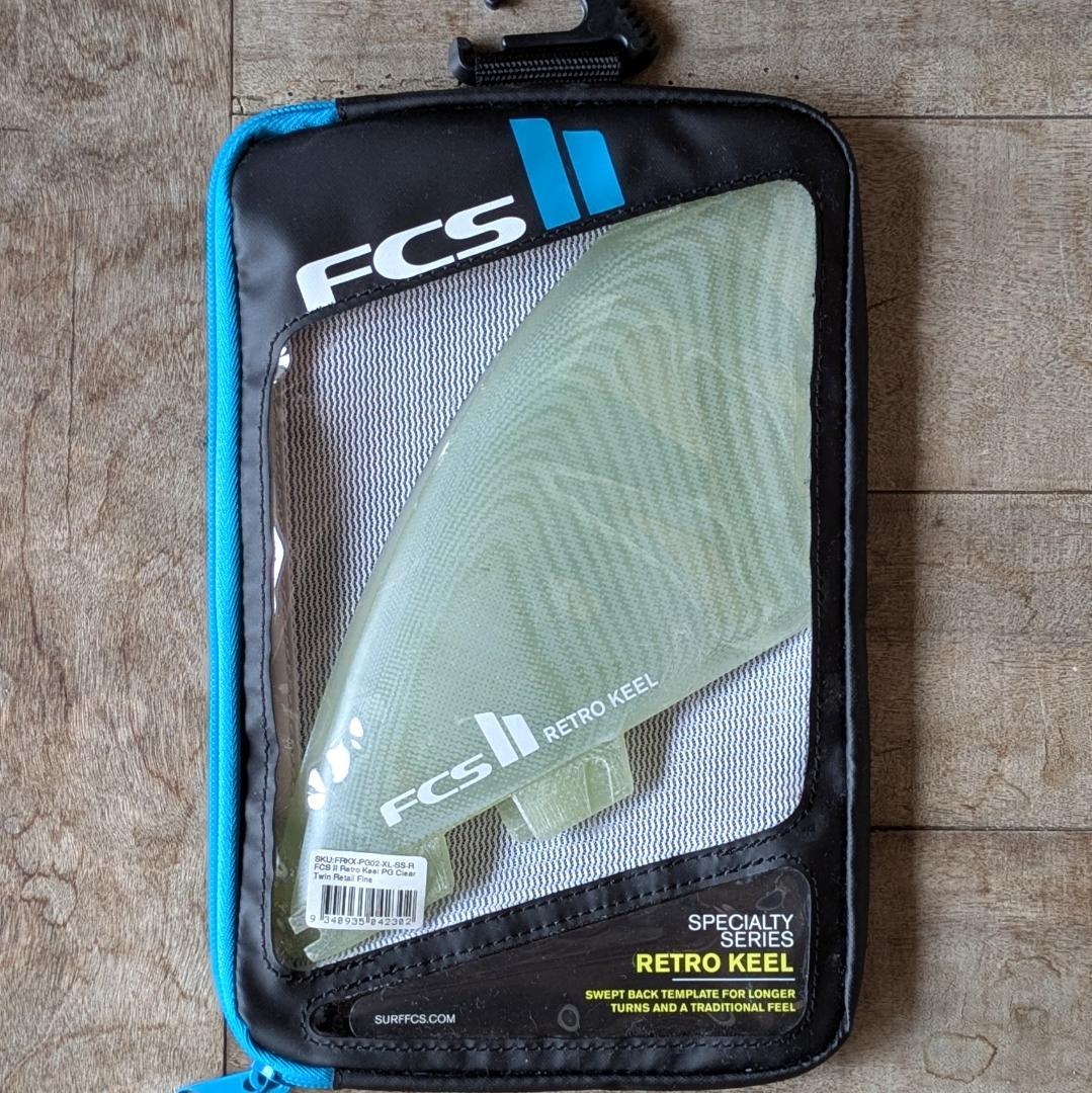 FCSⅡ　 RETRO KEEL フィン 2枚セット FCS II Retro Keel Twin Fins - FCS - FCS US