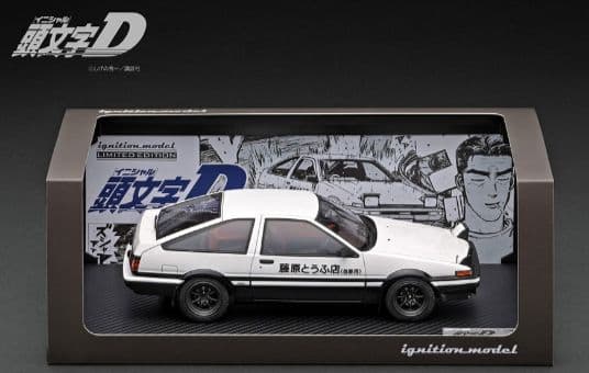 1/18 頭文字D 藤原文太フィギュア付き トヨタ86 スプリンタートレノ