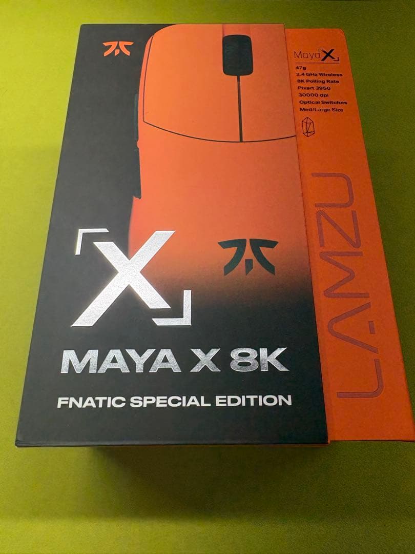 マウス・トラックボール LAMZU MAYA X 8K FNATIC SPECIAL EDITION Fnatic Gear Gaming Mice 