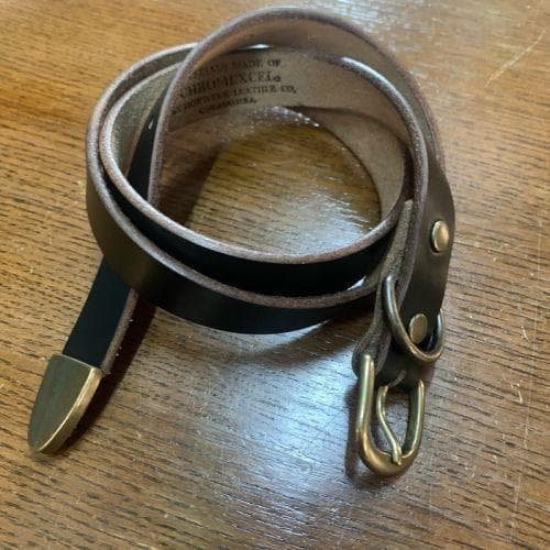 新品　アートブラウン　クロムエクセルレザー　ナローレンジャーベルト　黒サイズ３２ 楽天市場】ベルト メンズ 本革 クロムエクセル 24mm幅ナローベルト